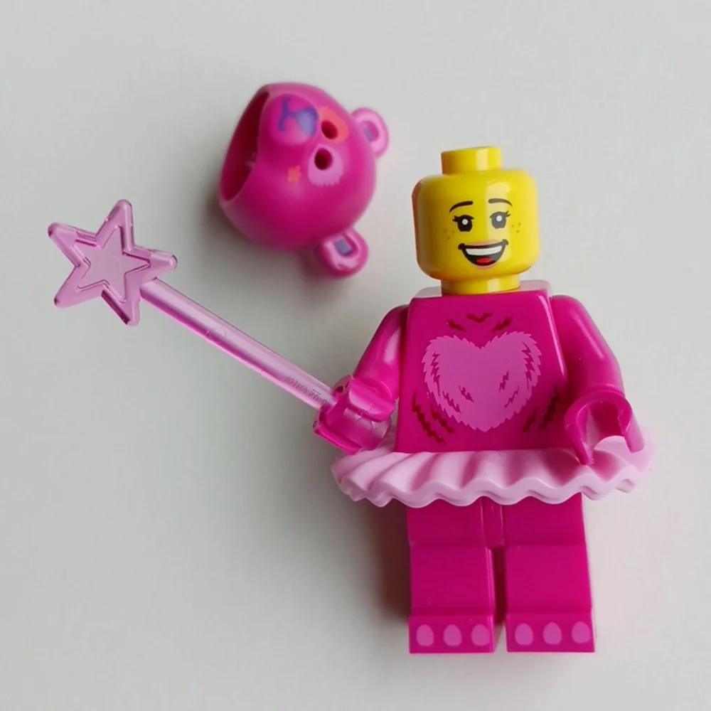 Lego Heart Teddy Bear Ballerina with Pink Tutu